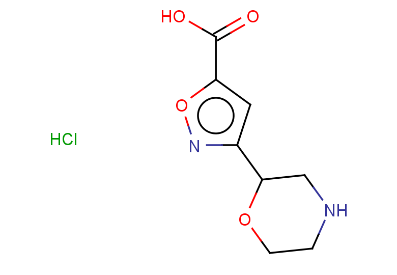 3-(morpholin-2-yl)-1,2-oxazole-5-carboxylic acid hydrochloride