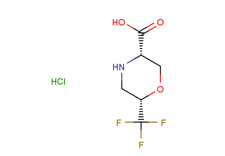 rac-(3R,6R)-6-(trifluoromethyl)morpholine-3-carboxylic acid hydrochloride