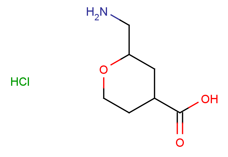 2-(aminomethyl)oxane-4-carboxylic acid hydrochloride
