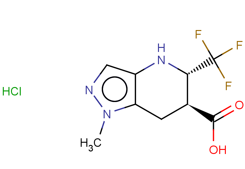 rac-(5R,6R)-1-methyl-5-(trifluoromethyl)-1H,4H,5H,6H,7H-pyrazolo[4,3-b]pyridine-6-carboxylic acid hydrochloride, trans