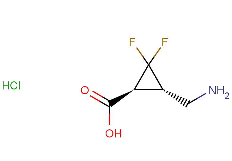 (1S,3S)-3-(aminomethyl)-2,2-difluorocyclopropane-1-carboxylic acid hydrochloride