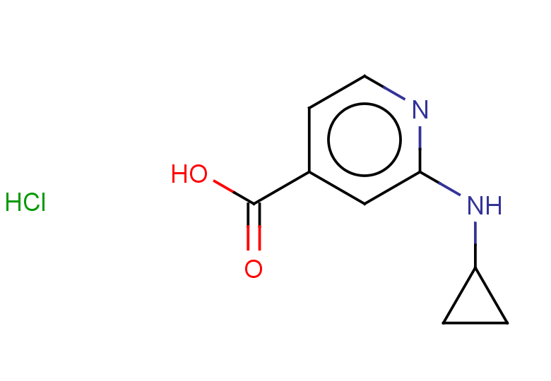 2-(cyclopropylamino)pyridine-4-carboxylic acid hydrochloride