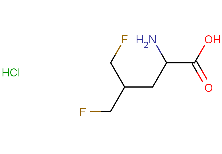 2-amino-5-fluoro-4-(fluoromethyl)pentanoic acid hydrochloride