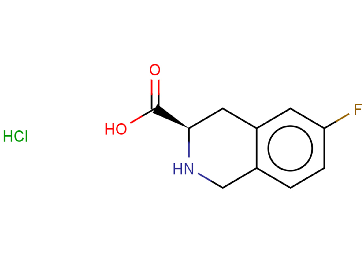 (3R)-6-fluoro-1,2,3,4-tetrahydroisoquinoline-3-carboxylic acid hydrochloride