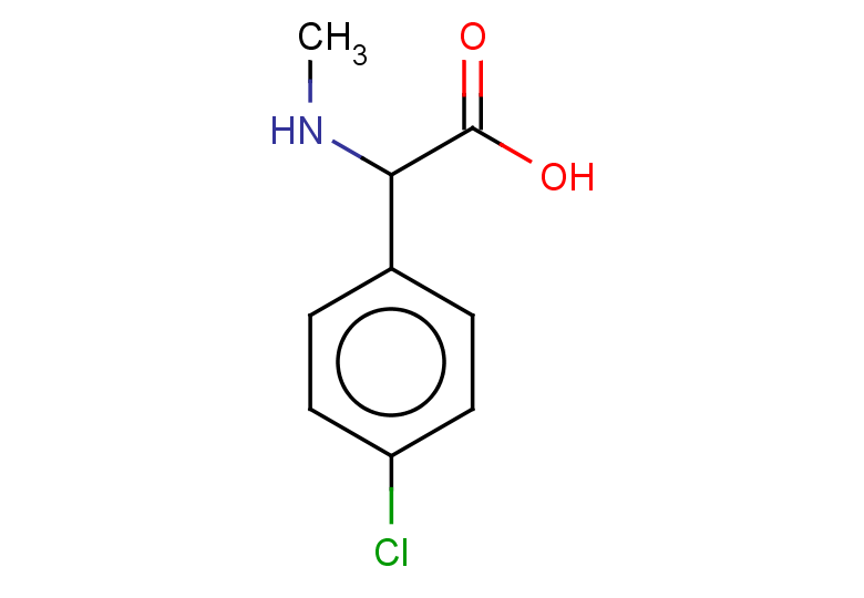 2-(4-chlorophenyl)-2-(methylamino)acetic acid