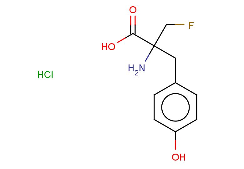 2-amino-3-fluoro-2-[(4-hydroxyphenyl)methyl]propanoic acid hydrochloride