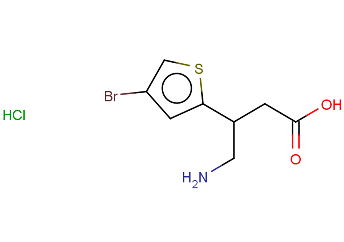 4-amino-3-(4-bromothiophen-2-yl)butanoic acid hydrochloride