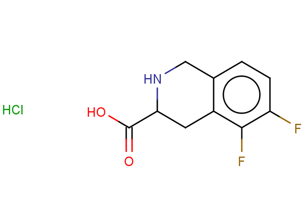 5,6-difluoro-1,2,3,4-tetrahydroisoquinoline-3-carboxylic acid hydrochloride