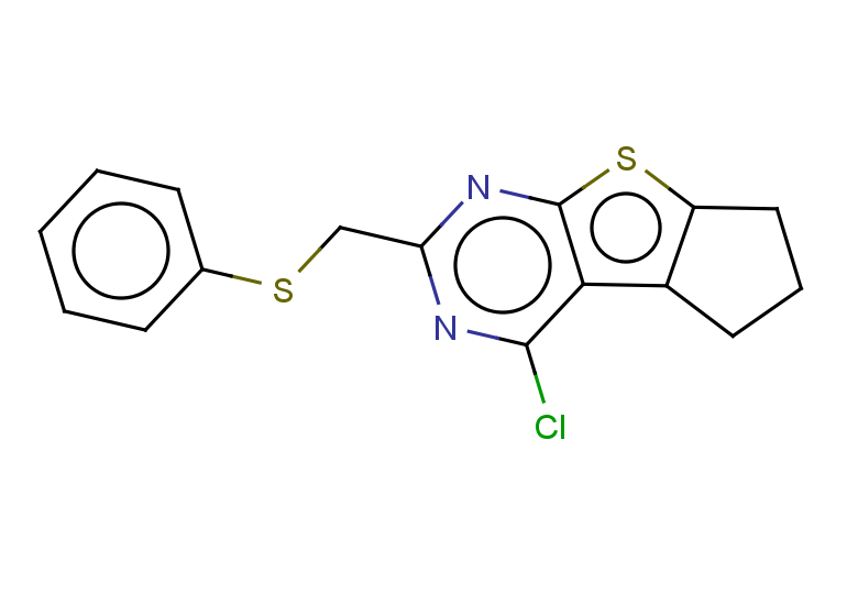 12-chloro-10-[(phenylsulfanyl)methyl]-7-thia-9,11-diazatricyclo[6.4.0.0,2,6]dodeca-1(12),2(6),8,10-tetraene