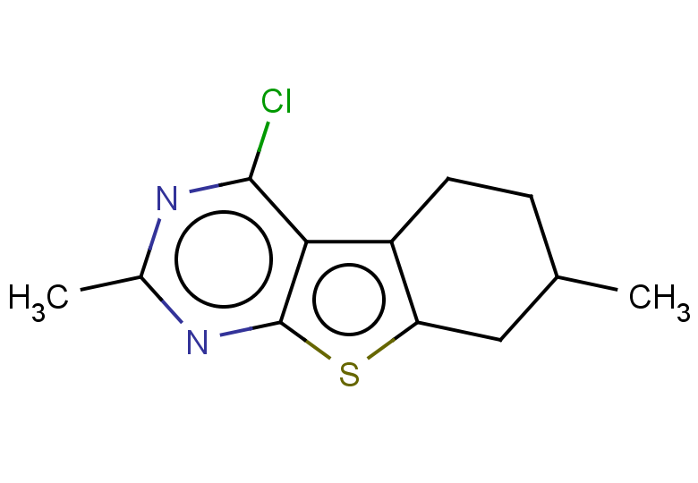 3-chloro-5,11-dimethyl-8-thia-4,6-diazatricyclo[7.4.0.0,2,7]trideca-1(9),2,4,6-tetraene