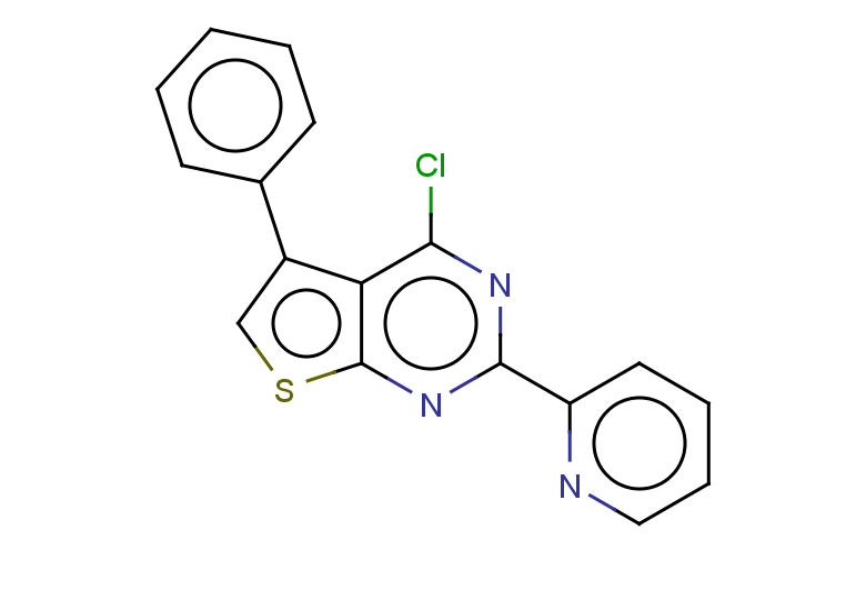 2-{4-chloro-5-phenylthieno[2,3-d]pyrimidin-2-yl}pyridine
