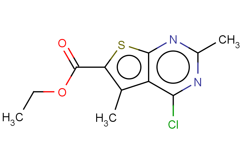 ethyl 4-chloro-2,5-dimethylthieno[2,3-d]pyrimidine-6-carboxylate