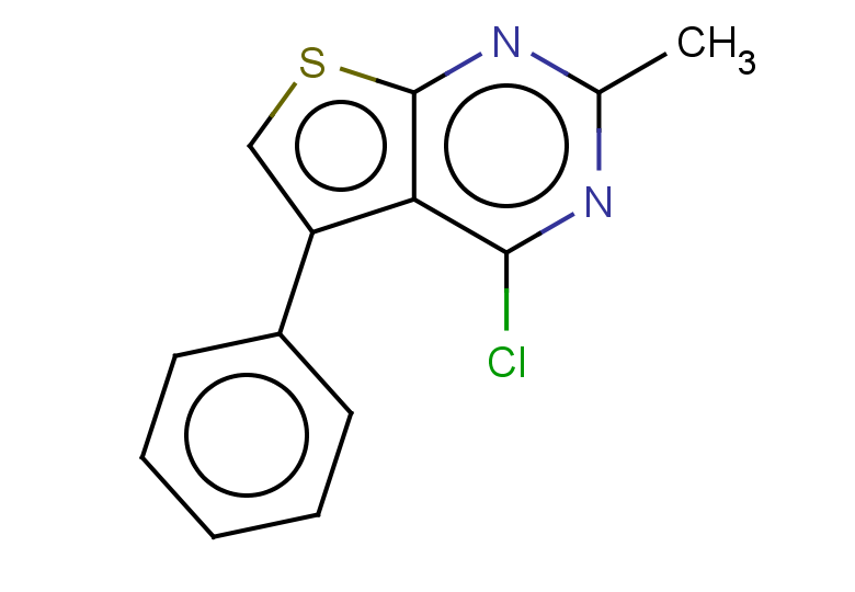 4-chloro-2-methyl-5-phenylthieno[2,3-d]pyrimidine