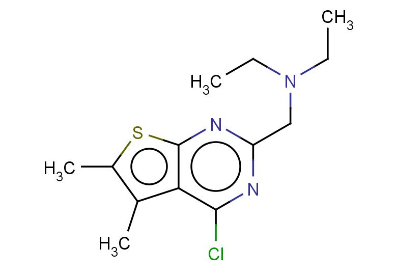 ({4-chloro-5,6-dimethylthieno[2,3-d]pyrimidin-2-yl}methyl)diethylamine