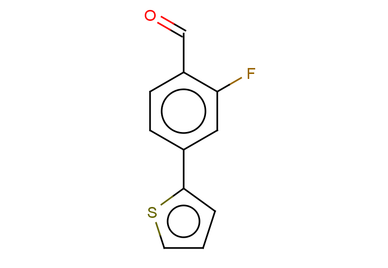 2-fluoro-4-(thiophen-2-yl)benzaldehyde
