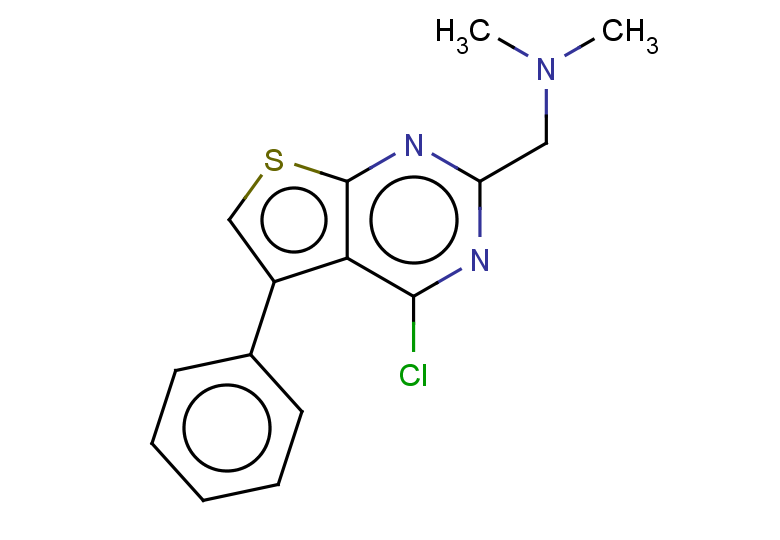 ({4-chloro-5-phenylthieno[2,3-d]pyrimidin-2-yl}methyl)dimethylamine