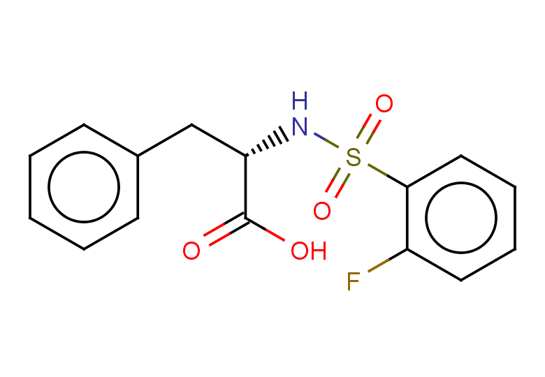 (2S)-2-[(2-fluorobenzene)sulfonamido]-3-phenylpropanoic acid