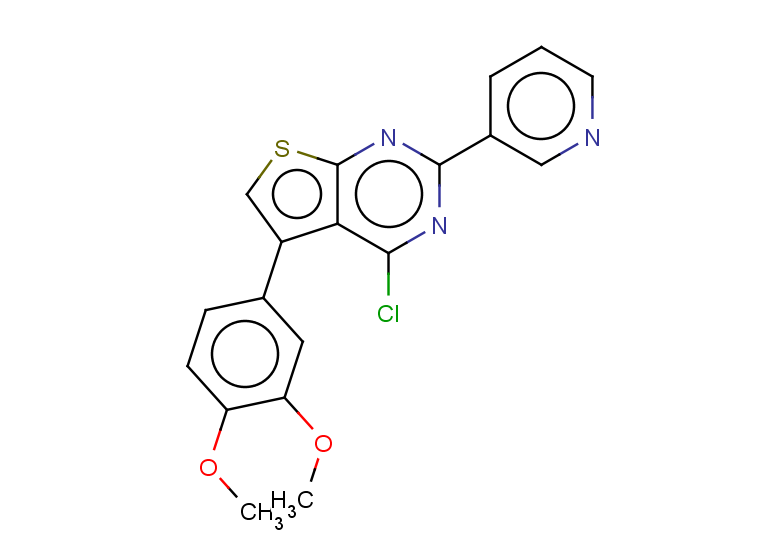 3-[4-chloro-5-(3,4-dimethoxyphenyl)thieno[2,3-d]pyrimidin-2-yl]pyridine
