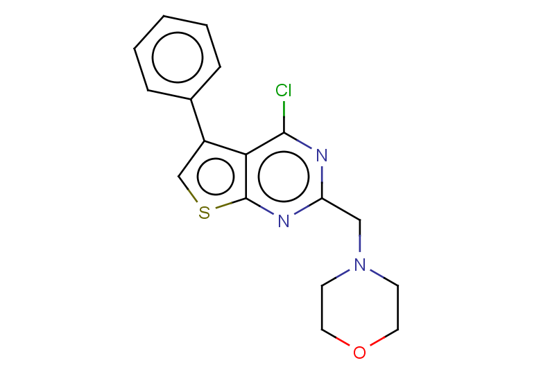 4-({4-chloro-5-phenylthieno[2,3-d]pyrimidin-2-yl}methyl)morpholine