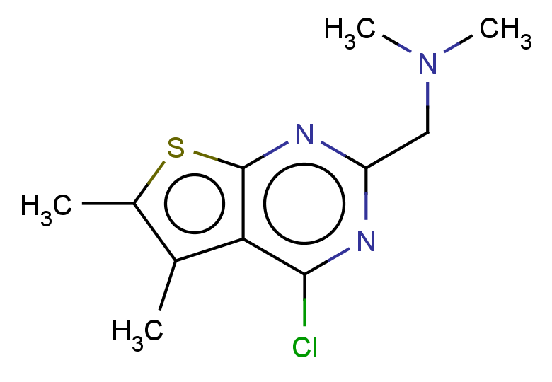 ({4-chloro-5,6-dimethylthieno[2,3-d]pyrimidin-2-yl}methyl)dimethylamine