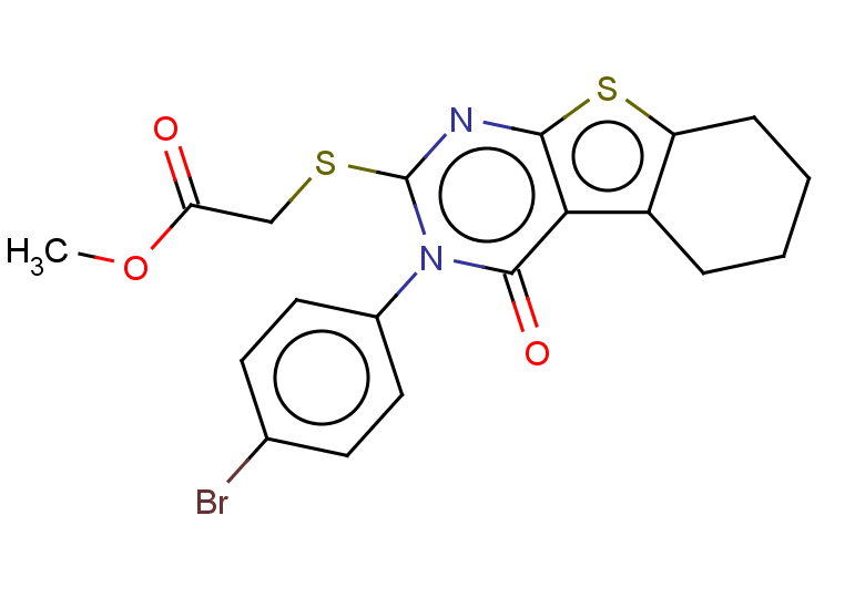 methyl 2-{[4-(4-bromophenyl)-3-oxo-8-thia-4,6-diazatricyclo[7.4.0.0,2,7]trideca-1(9),2(7),5-trien-5-yl]sulfanyl}acetate