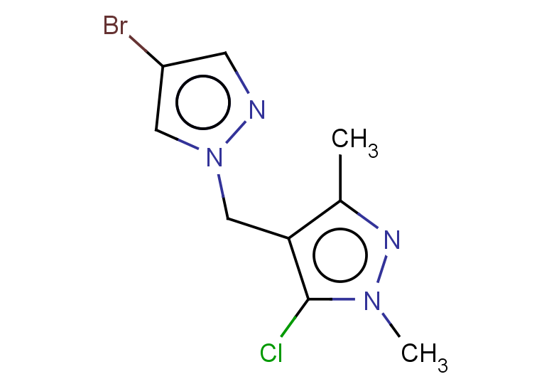 4-[(4-bromo-1H-pyrazol-1-yl)methyl]-5-chloro-1,3-dimethyl-1H-pyrazole