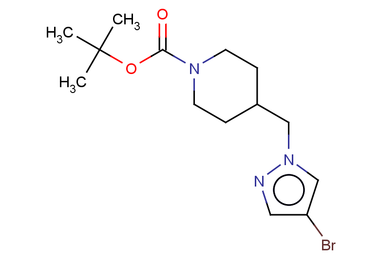tert-butyl 4-[(4-bromo-1H-pyrazol-1-yl)methyl]piperidine-1-carboxylate