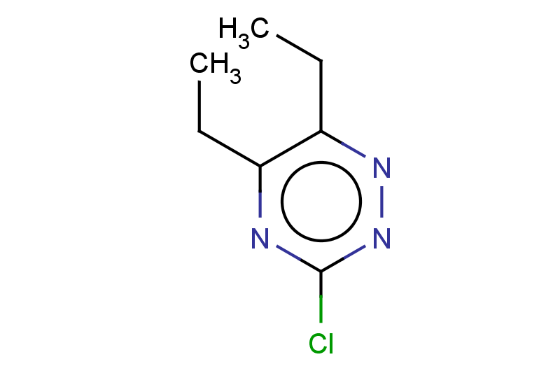 3-chloro-5,6-diethyl-1,2,4-triazine