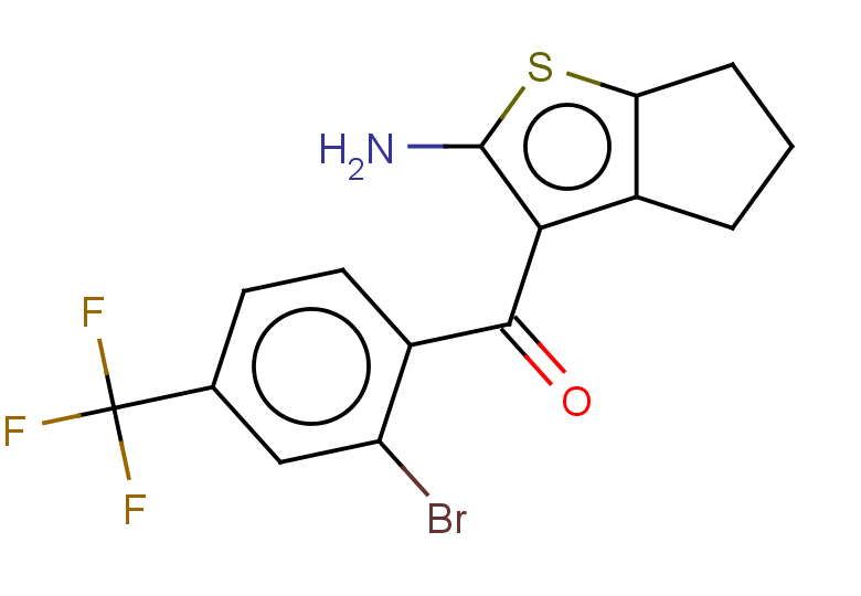 3-[2-bromo-4-(trifluoromethyl)benzoyl]-4H,5H,6H-cyclopenta[b]thiophen-2-amine