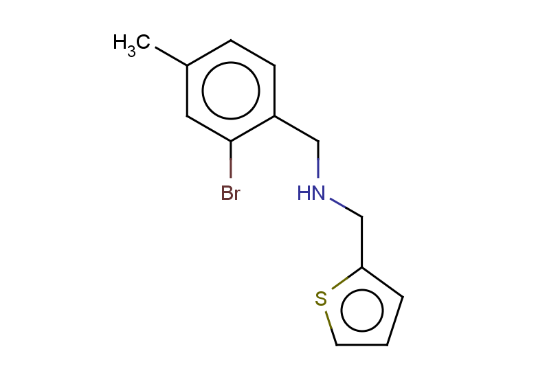 [(2-bromo-4-methylphenyl)methyl](thiophen-2-ylmethyl)amine