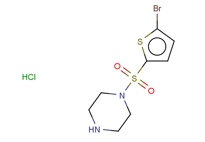 1-[(5-bromothiophen-2-yl)sulfonyl]piperazine hydrochloride