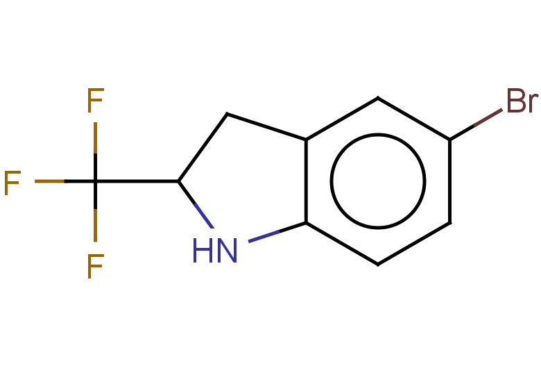 5-bromo-2-(trifluoromethyl)-2,3-dihydro-1H-indole