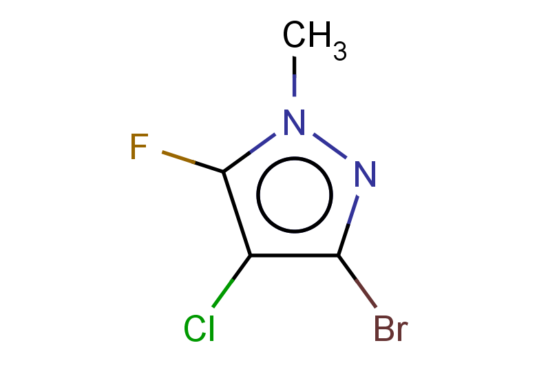 3-bromo-4-chloro-5-fluoro-1-methyl-1H-pyrazole