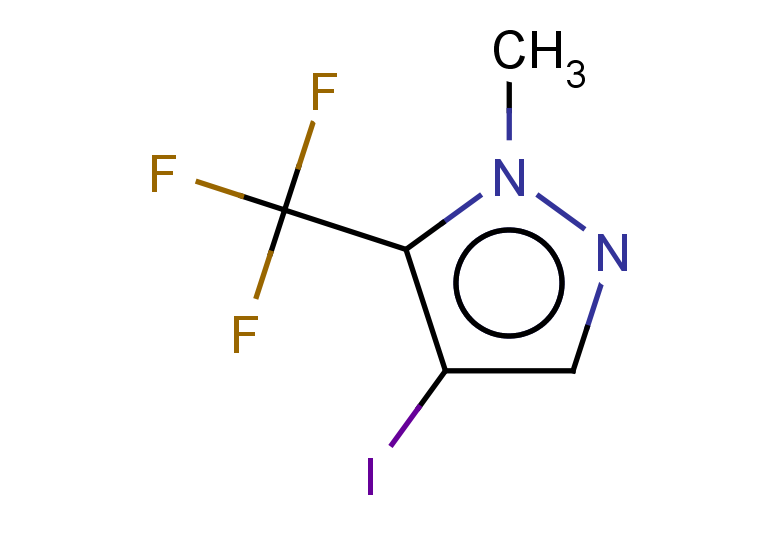 4-iodo-1-methyl-5-(trifluoromethyl)-1H-pyrazole