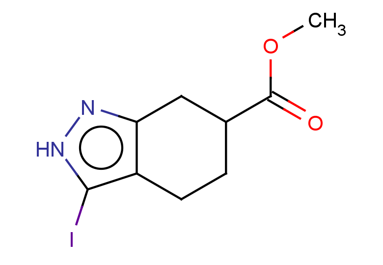 methyl 3-iodo-4,5,6,7-tetrahydro-2H-indazole-6-carboxylate