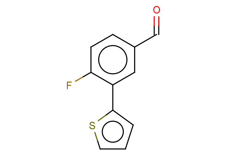 4-fluoro-3-(thiophen-2-yl)benzaldehyde
