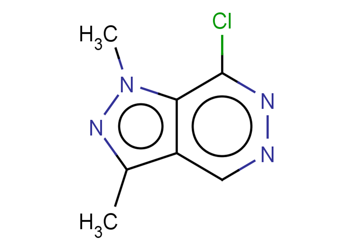 7-chloro-1,3-dimethyl-1H-pyrazolo[3,4-d]pyridazine
