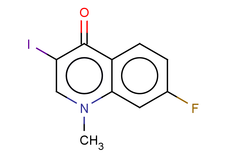 7-fluoro-3-iodo-1-methyl-1,4-dihydroquinolin-4-one