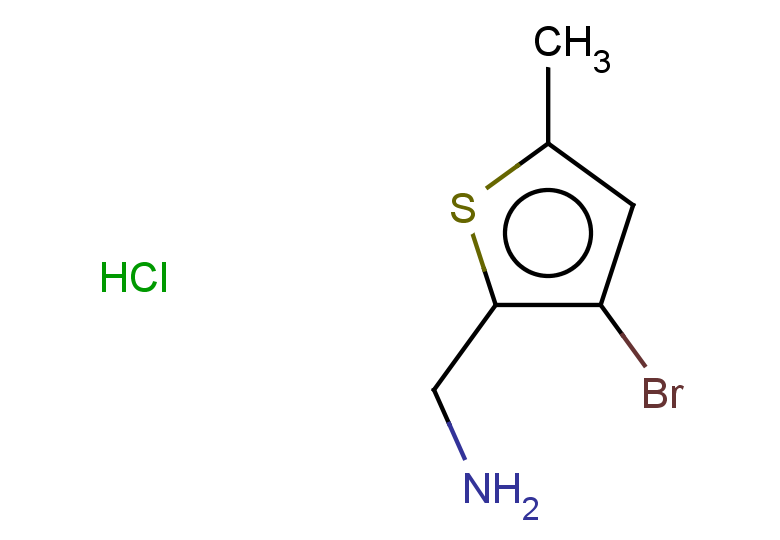 (3-bromo-5-methylthiophen-2-yl)methanamine hydrochloride