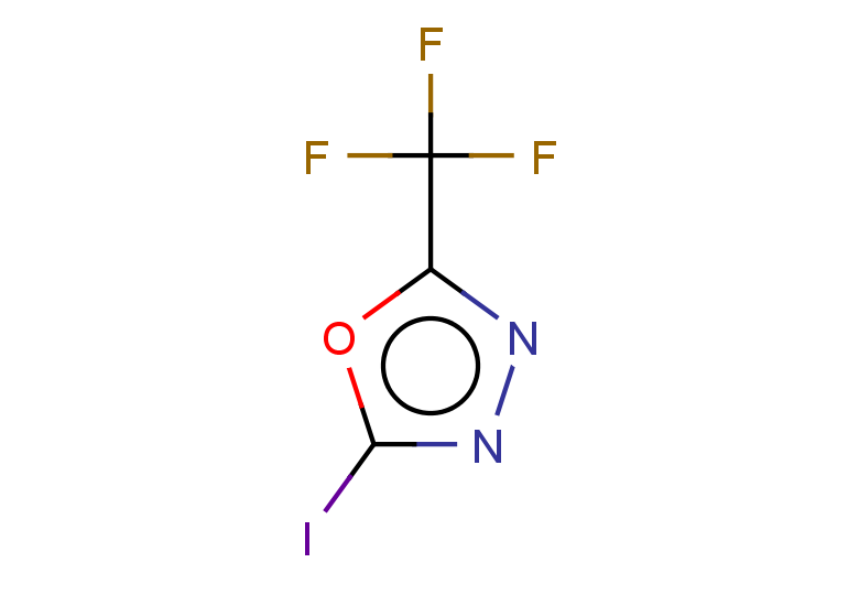 2-iodo-5-(trifluoromethyl)-1,3,4-oxadiazole