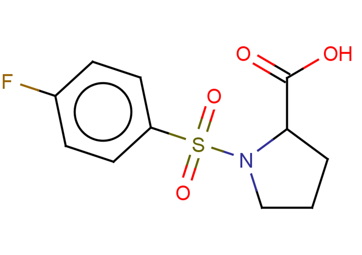 1-[(4-fluorobenzene)sulfonyl]pyrrolidine-2-carboxylic acid