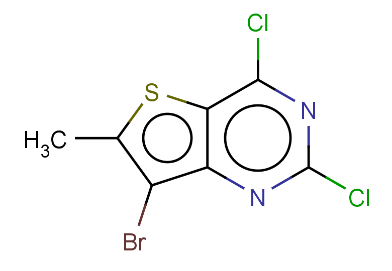 7-bromo-2,4-dichloro-6-methylthieno[3,2-d]pyrimidine