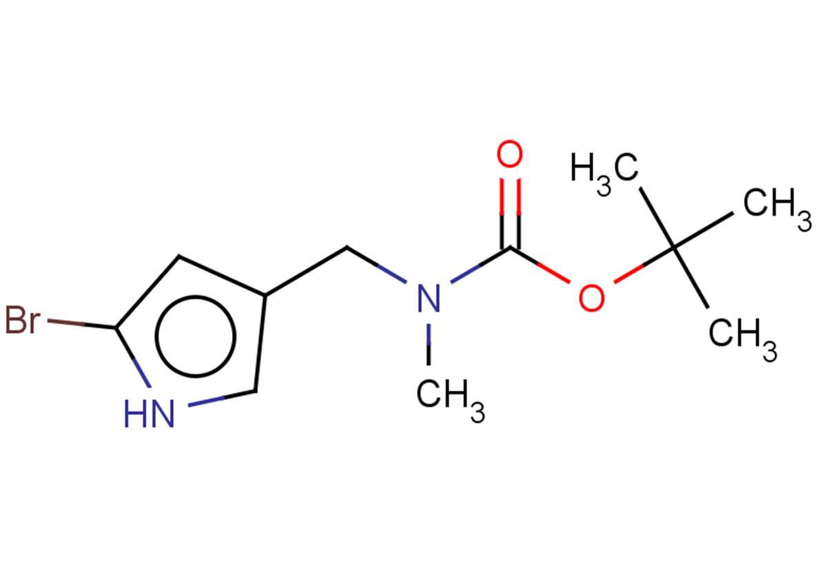 tert-butyl N-[(5-bromo-1H-pyrrol-3-yl)methyl]-N-methylcarbamate
