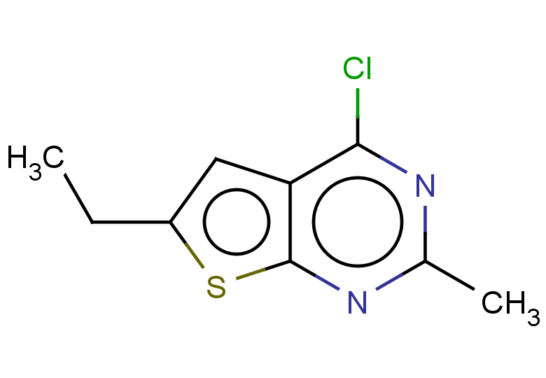 4-chloro-6-ethyl-2-methylthieno[2,3-d]pyrimidine