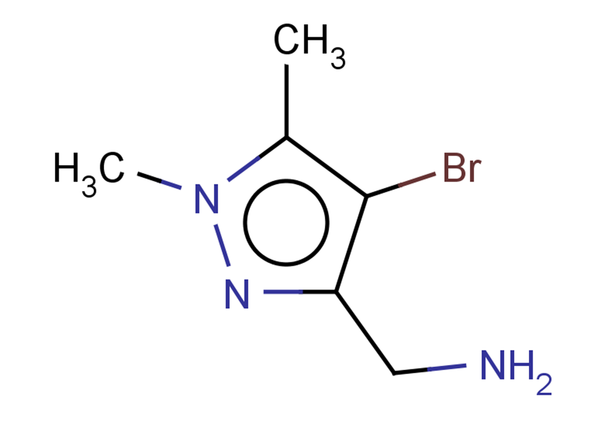 (4-bromo-1,5-dimethyl-1H-pyrazol-3-yl)methanamine
