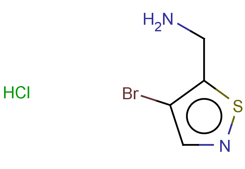 (4-bromo-1,2-thiazol-5-yl)methanamine hydrochloride