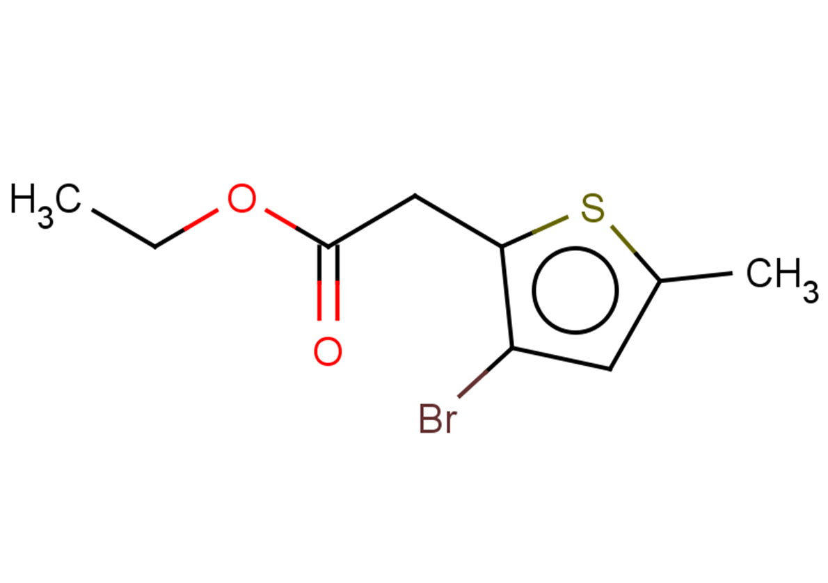 ethyl 2-(3-bromo-5-methylthiophen-2-yl)acetate