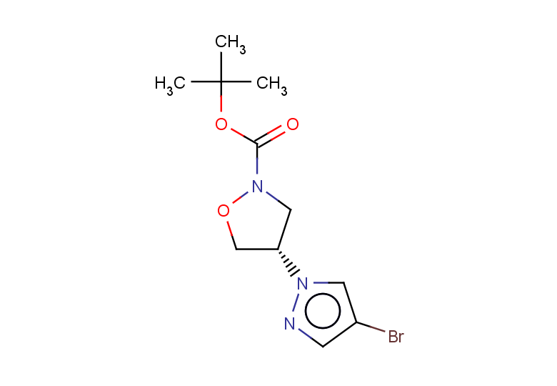 tert-butyl (4S)-4-(4-bromo-1H-pyrazol-1-yl)-1,2-oxazolidine-2-carboxylate