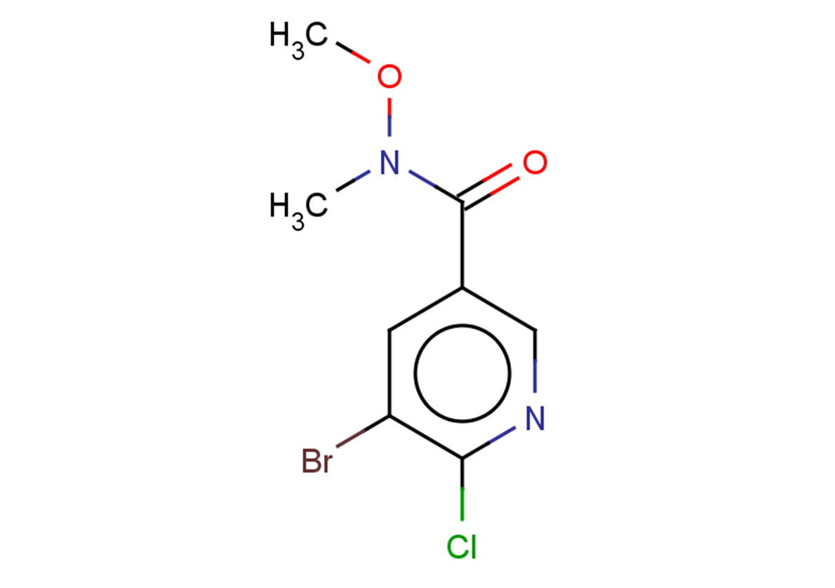 5-bromo-6-chloro-N-methoxy-N-methylpyridine-3-carboxamide