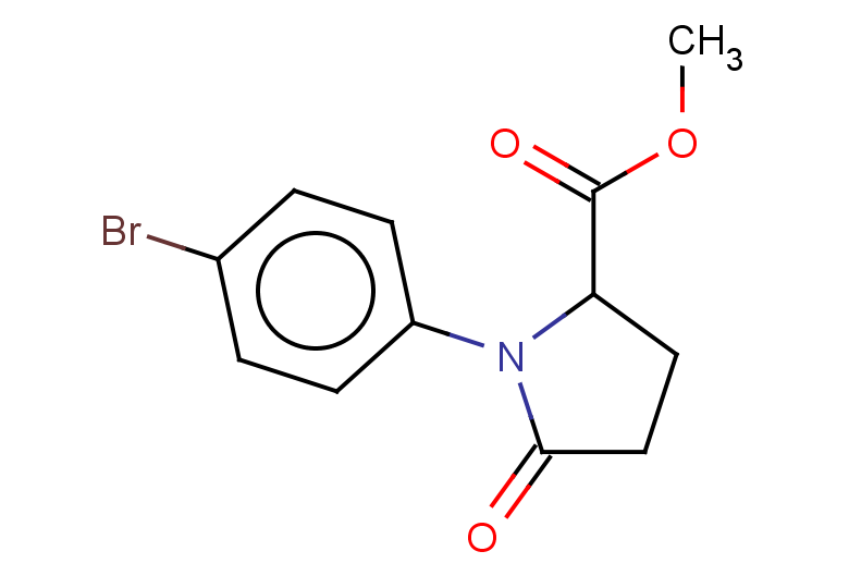 methyl 1-(4-bromophenyl)-5-oxopyrrolidine-2-carboxylate
